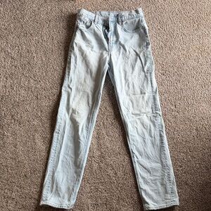 American Eagle Super High Stretch Straight Leg Jeans